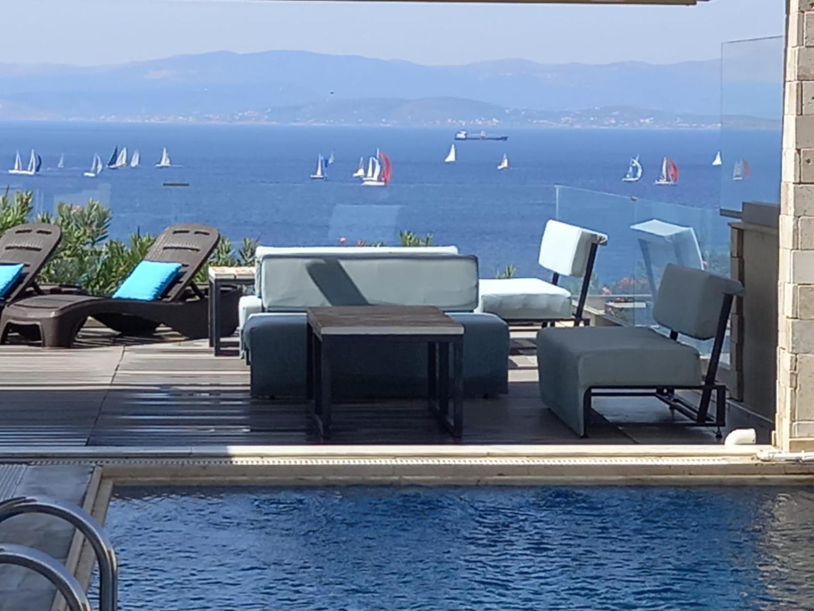 Çeşme 마비 파노라마 빌라 외부 사진