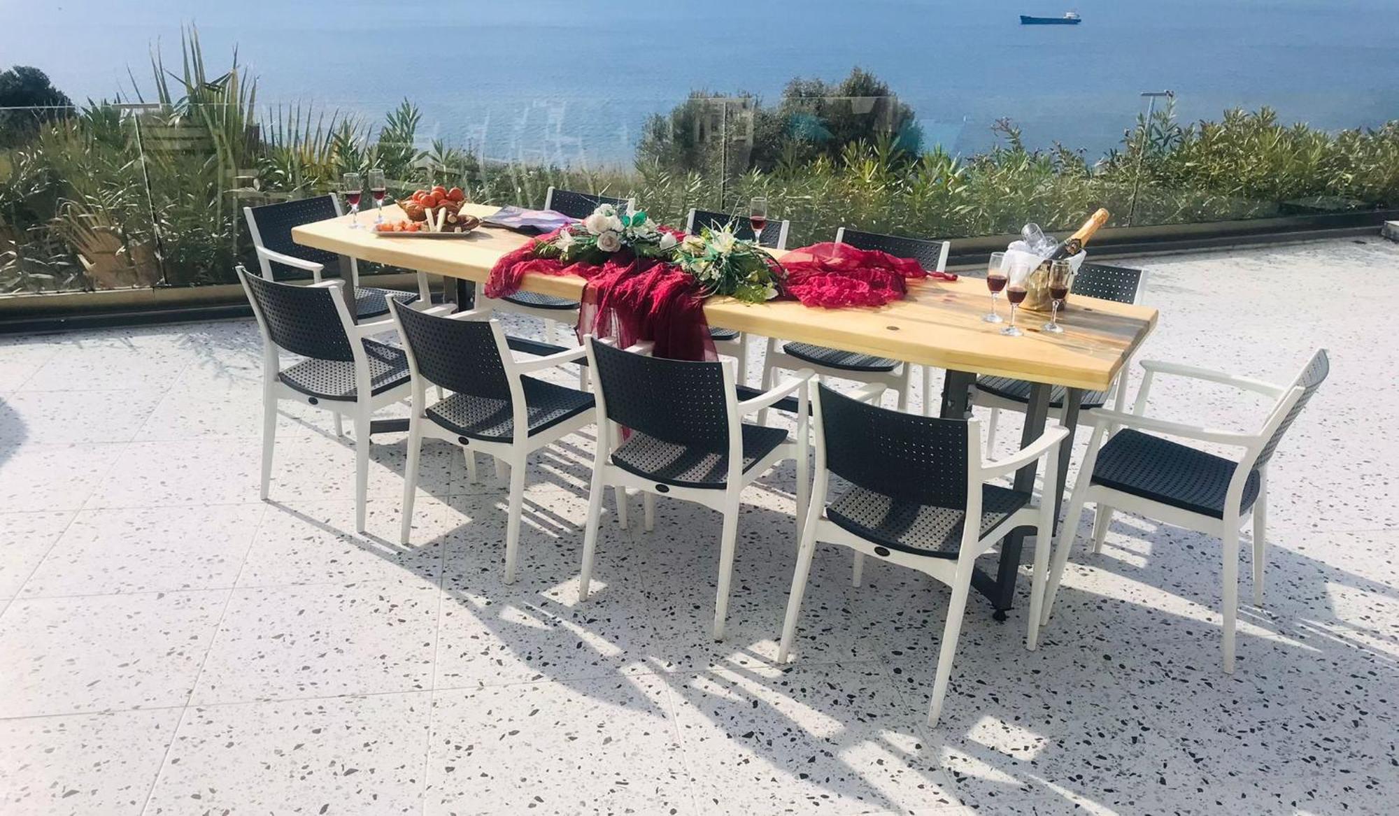 Çeşme 마비 파노라마 빌라 외부 사진